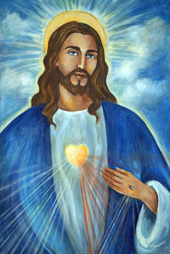 Divina Misericordia by Valerie Vescovi, Painting for Sale on Select