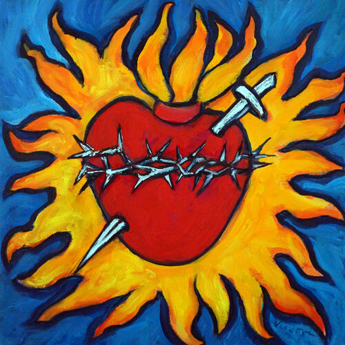 Immaculate Heart by Valerie Vescovi, Painting for Sale on Select