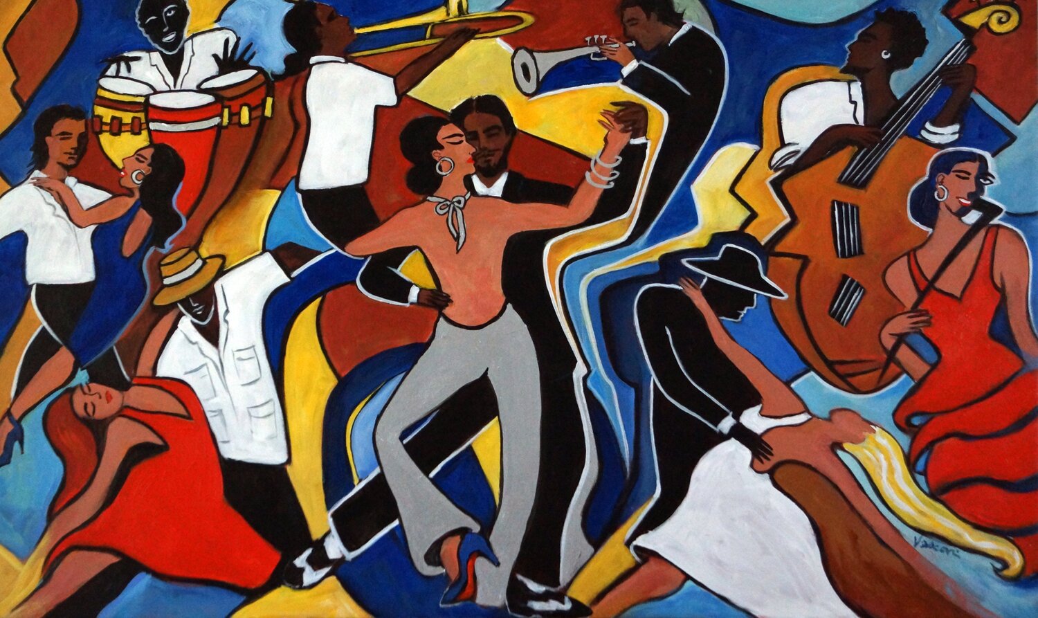 Ritmos de Plata Valerie Vescovi Original painting for sale