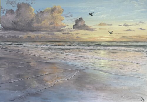 Echoes of You by Julie Gazounaud, Painting for Sale on Select