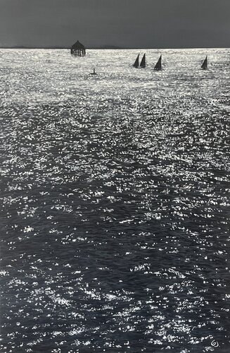 Scintillate by Julie Gazounaud, Painting for Sale on Select