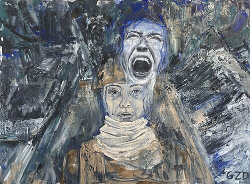 Mali n°3 by Julie Gazounaud, Painting for Sale on Select