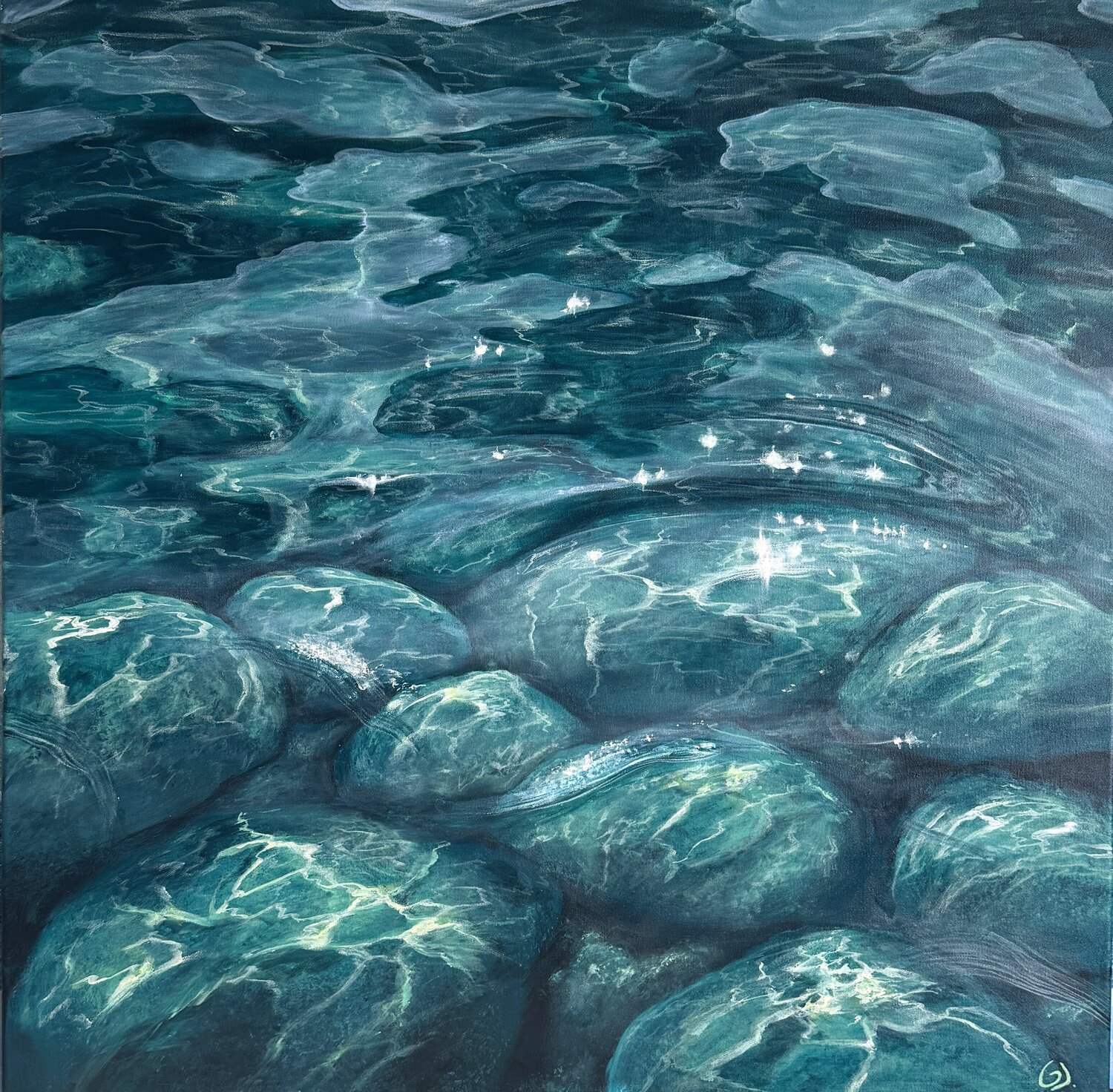 Beautiful Nostalgia Julie Gazounaud Original painting for sale