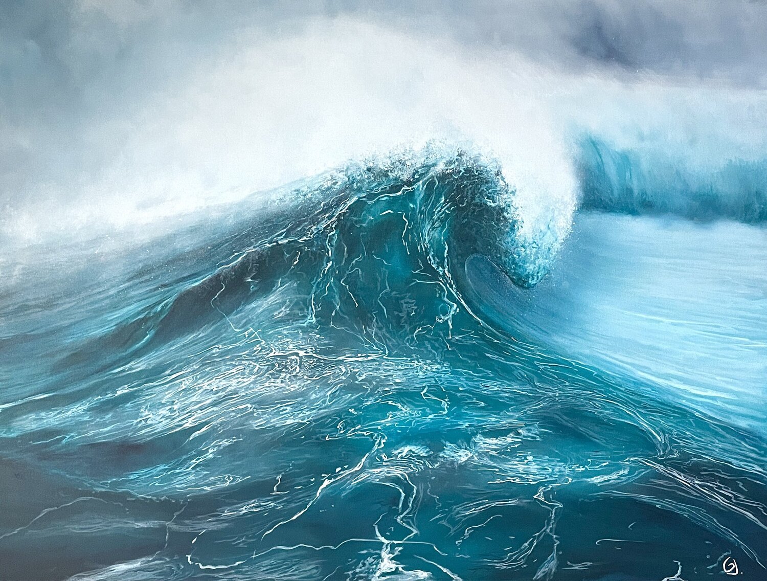 Focus Julie Gazounaud Original painting for sale