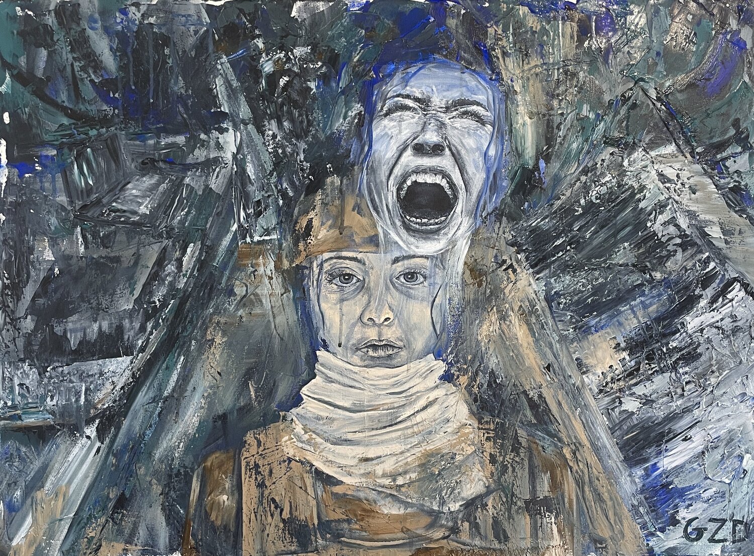 Mali n°3 Julie Gazounaud Original painting for sale