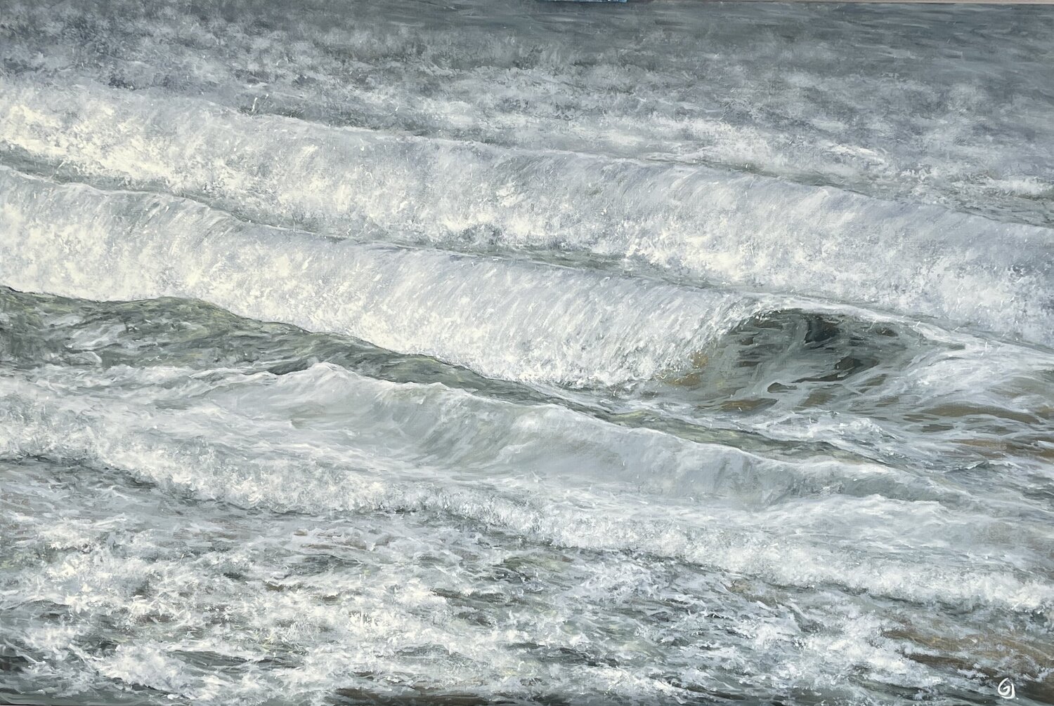 Loud Silence Julie Gazounaud Original painting for sale