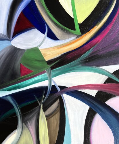 Contours of the subconscious by Maria Esmar, Painting for Sale on Select