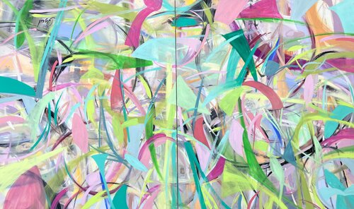 Abstract reverie by Maria Esmar, Painting for Sale on Select