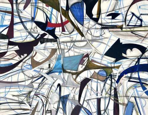 Absconding reality by Maria Esmar, Painting for Sale on Select