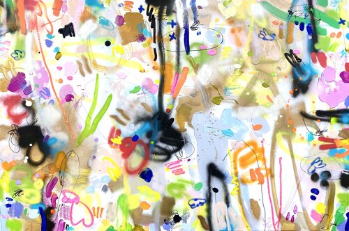 The sky is the limit II by Maria Esmar, Painting for Sale on Select