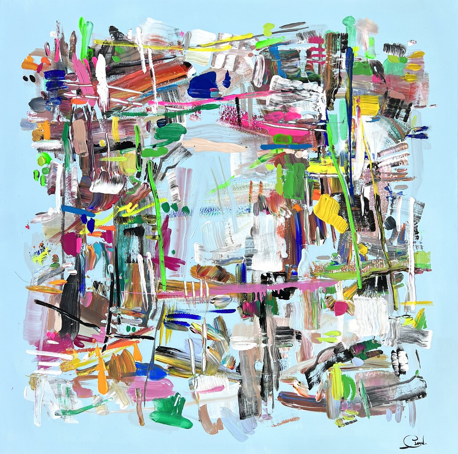 Sunny morning Maria Esmar Original painting for sale