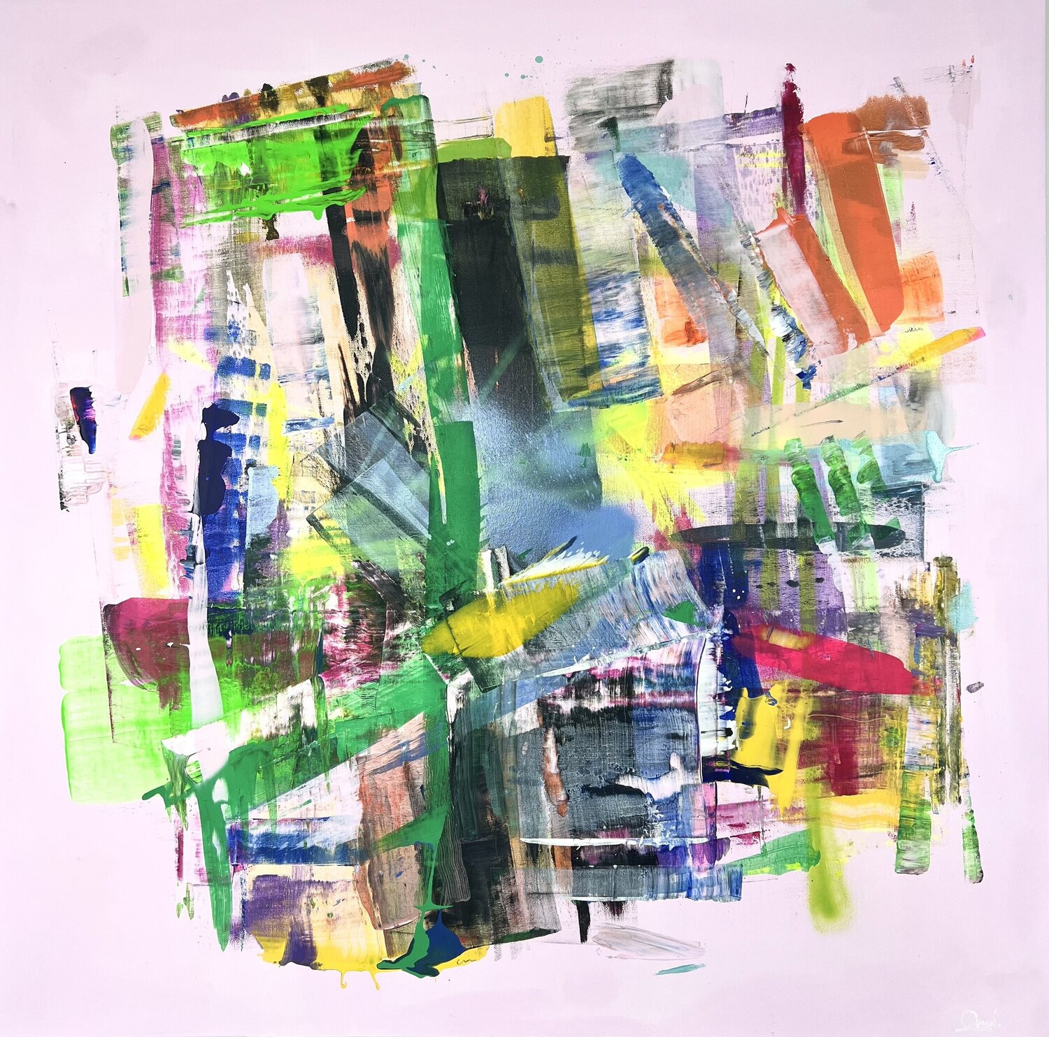 Rhythms of colour Maria Esmar Original painting for sale