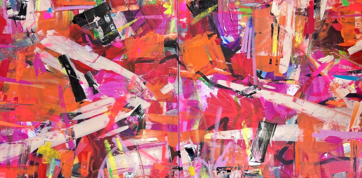 Take the risk or lose the chance Maria Esmar Original painting for sale