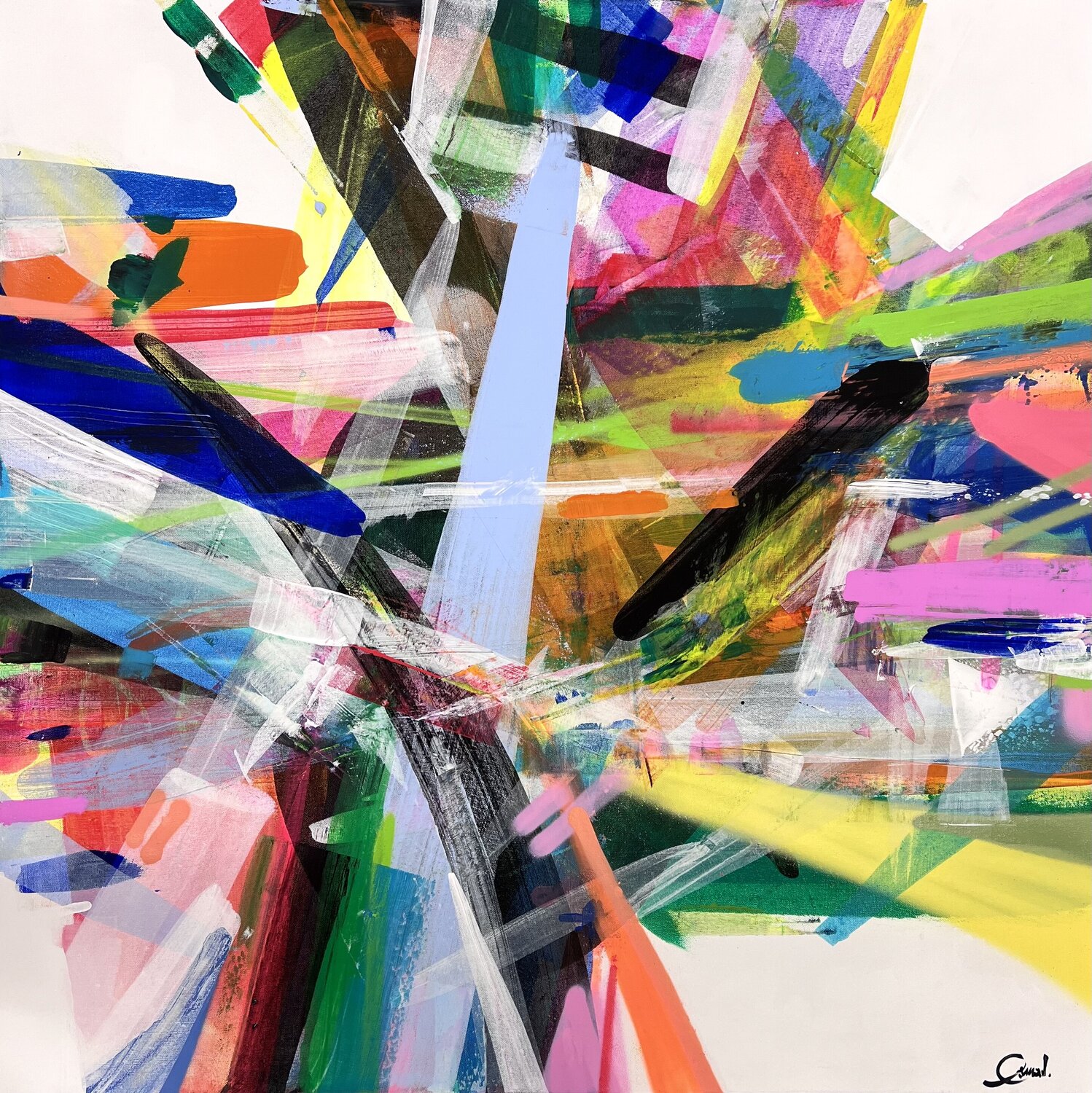 Daring greatly Maria Esmar Original painting for sale