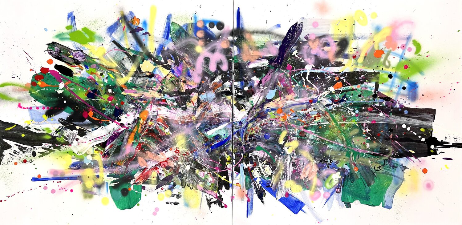 Larger than life Maria Esmar Original painting for sale