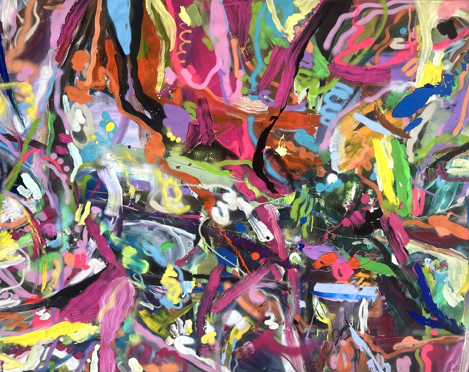 I am my own muse Maria Esmar Original painting for sale