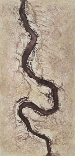 River by Soňa Kartes, Painting for Sale on Select