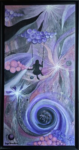 Sospesa nel tempo by Luigia Boccalone, Painting for Sale on Select