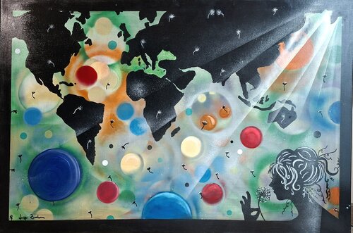 Il ciclo della vita by Luigia Boccalone, Painting for Sale on Select