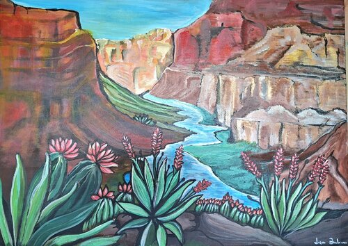 Grand Canyon by Luigia Boccalone, Painting for Sale on Select