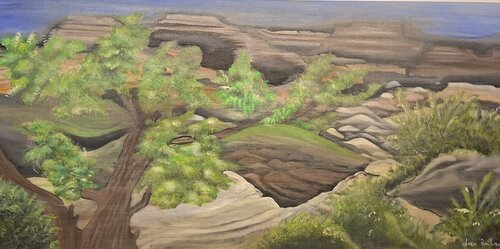 CANYON INFINITO by Luigia Boccalone, Painting for Sale on Select