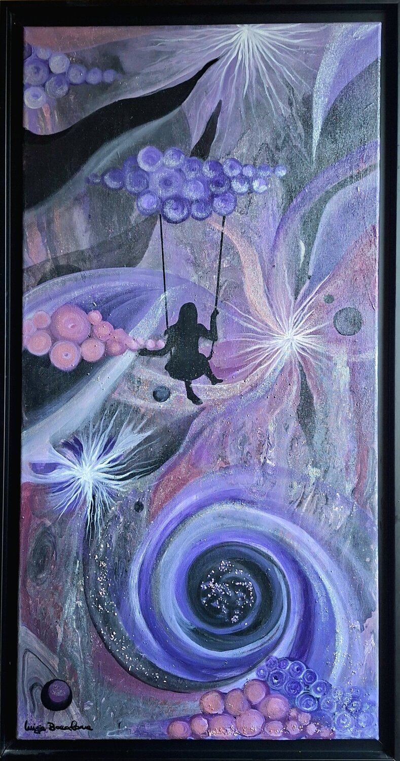 Sospesa nel tempo Luigia Boccalone Original painting for sale