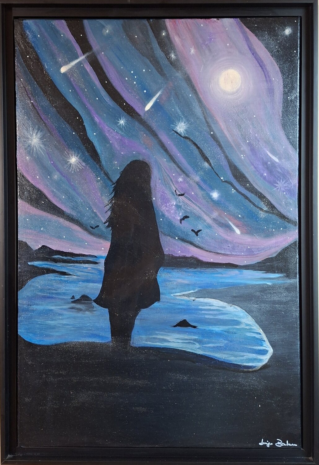Notte di San Lorenzo Luigia Boccalone Original painting for sale