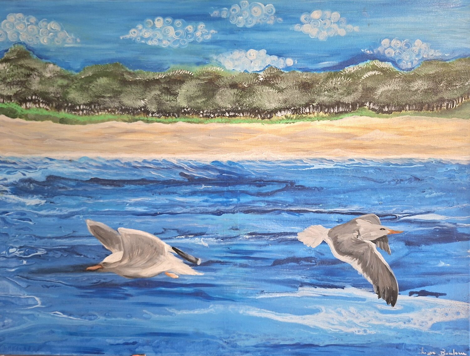 Pineta Giovino Luigia Boccalone Original painting for sale