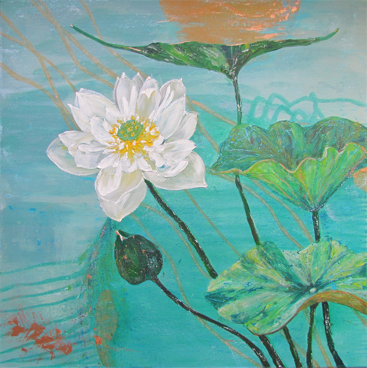 Poem of Water Yuliya CHSHIPACHYOVA Original painting for sale