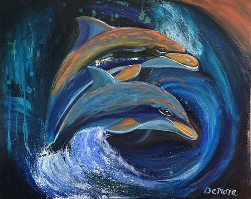 Sea Dance by Nancy DeMore, Painting for Sale on Select