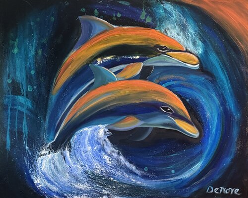Sea Dance by Nancy DeMore, Painting for Sale on Select
