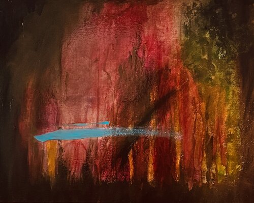 Breath in the Fire by Nancy DeMore, Painting for Sale on Select