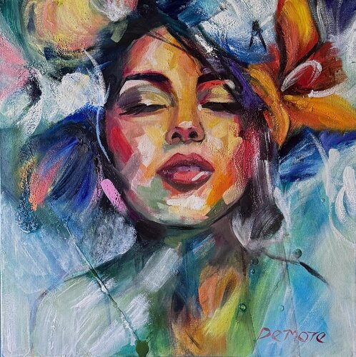 The Spirit in Bloom by Nancy DeMore, Painting for Sale on Select