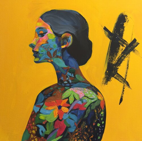 The Garden Within by Nancy DeMore, Painting for Sale on Select