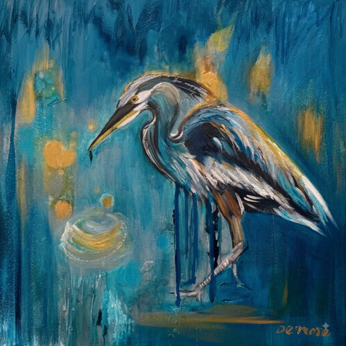 Where the Tide Breathes Light by Nancy DeMore, Painting for Sale on Select