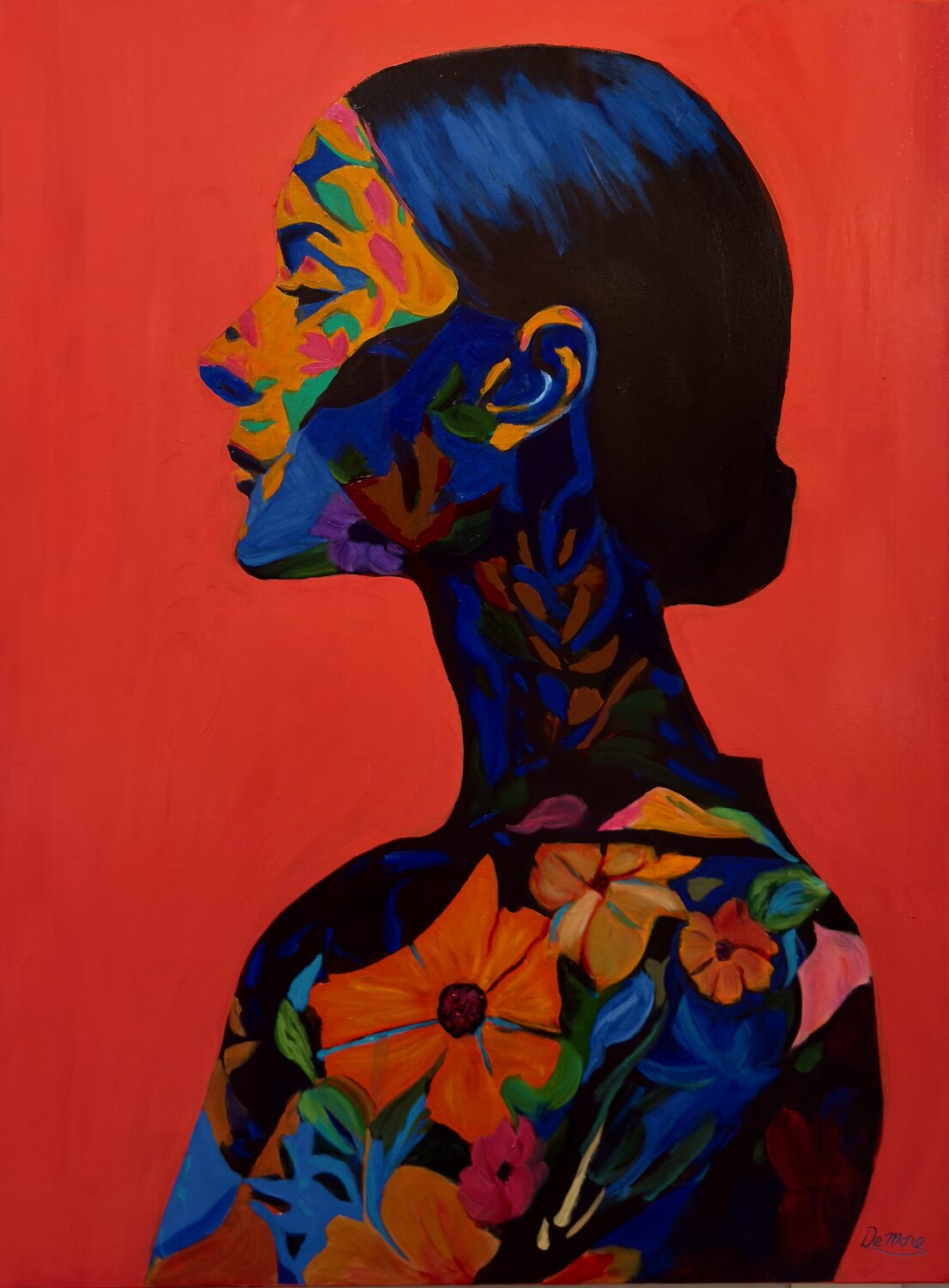 The Quiet Bloom Nancy DeMore Original painting for sale