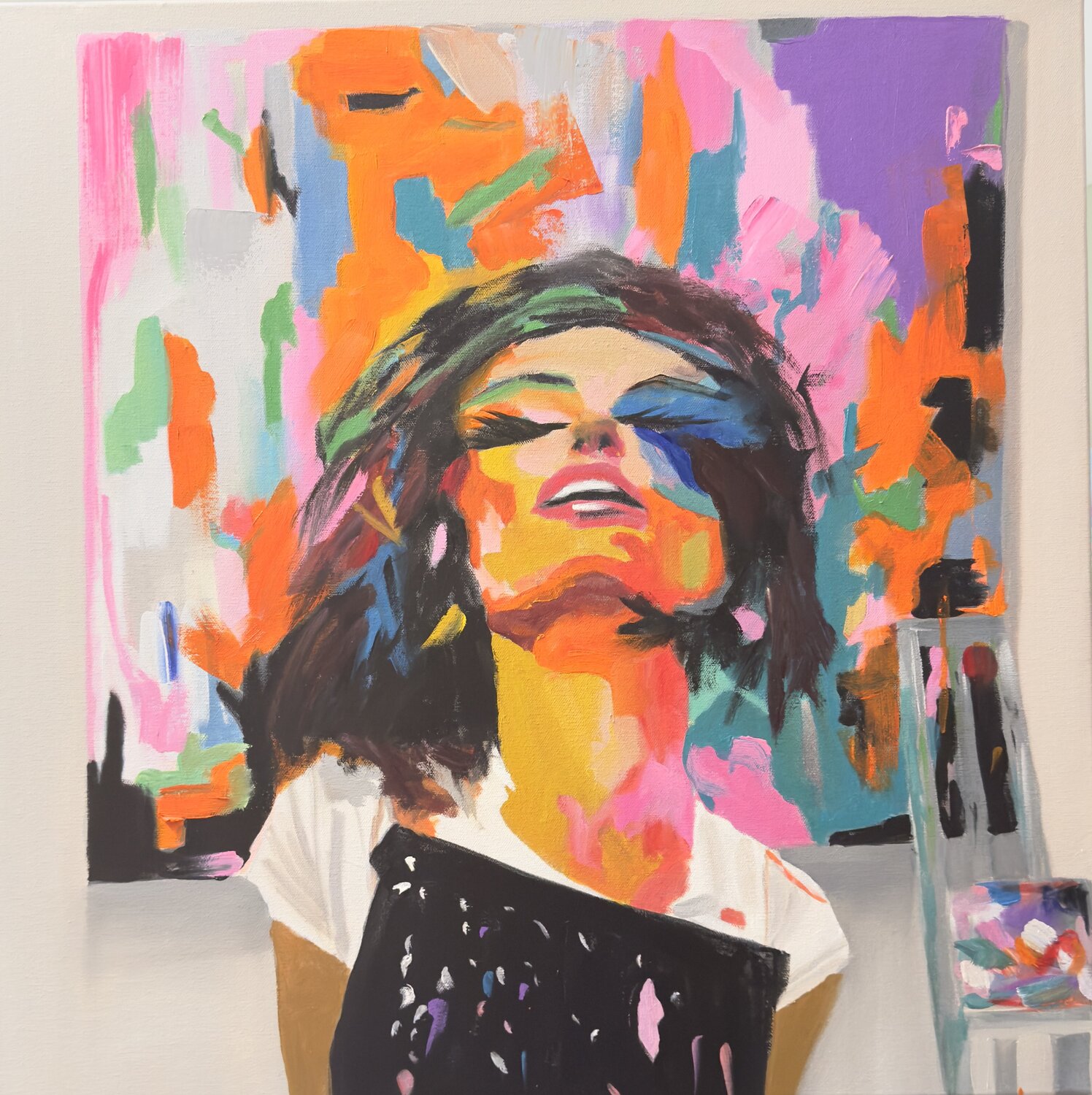 Merged in Creation Nancy DeMore Original painting for sale