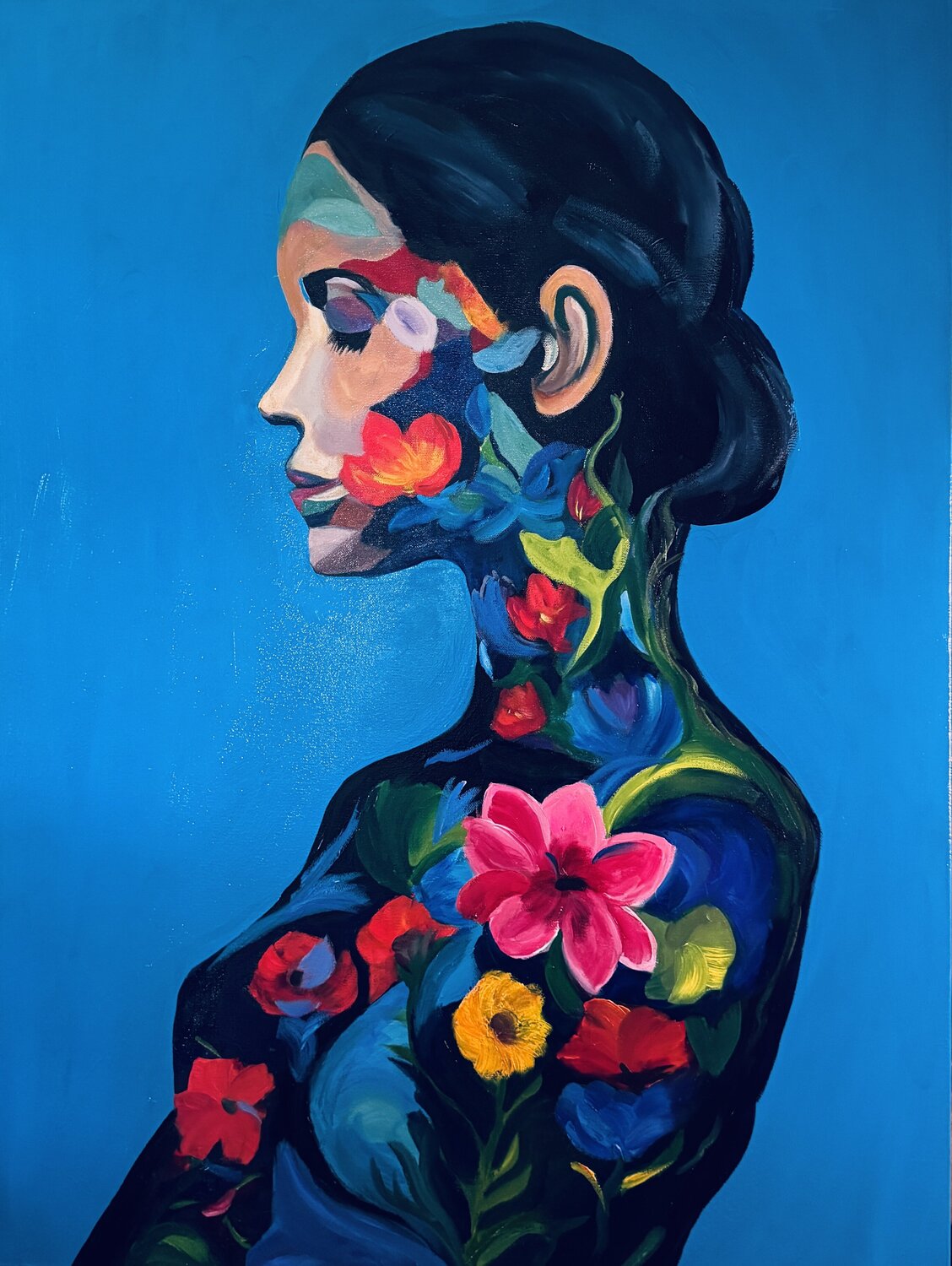 Wildflower Soul Nancy DeMore Original painting for sale