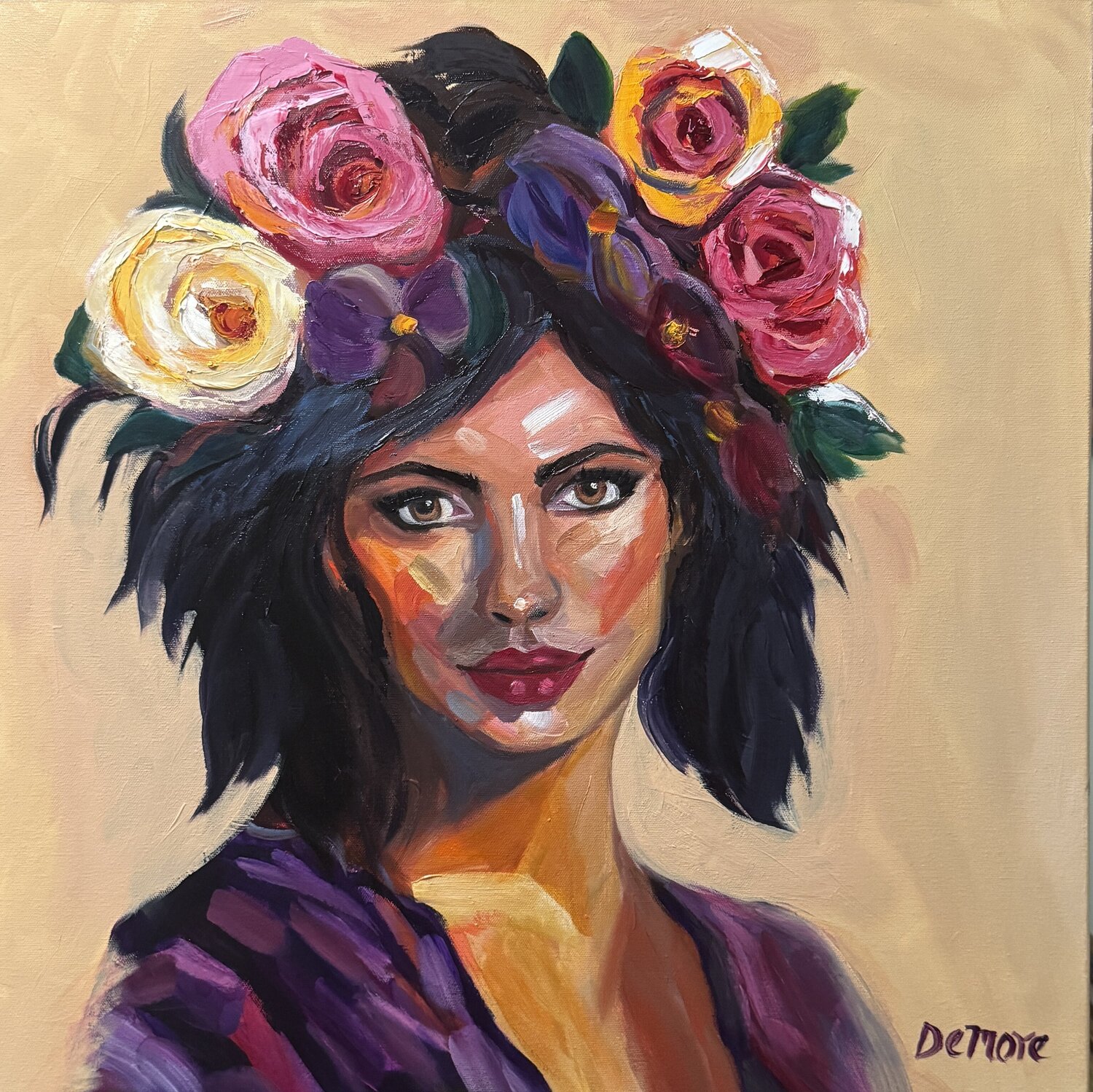 Unspoken Process Nancy DeMore Original painting for sale
