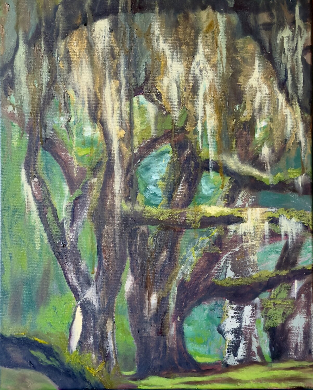 Lowcountry Sanctuary Nancy DeMore Originalgemälde zu verkaufen