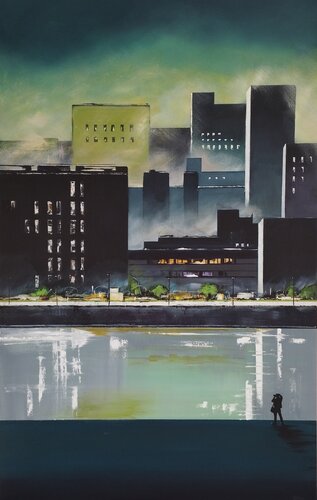 Le photographe by Françoise Schmidt, Painting for Sale on Select