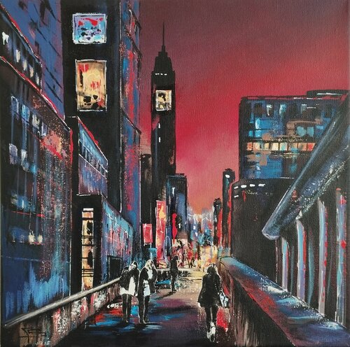 Rainy days 3 by Françoise Schmidt, Painting for Sale on Select
