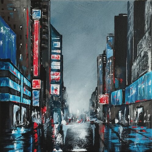Rainy days 2 by Françoise Schmidt, Painting for Sale on Select