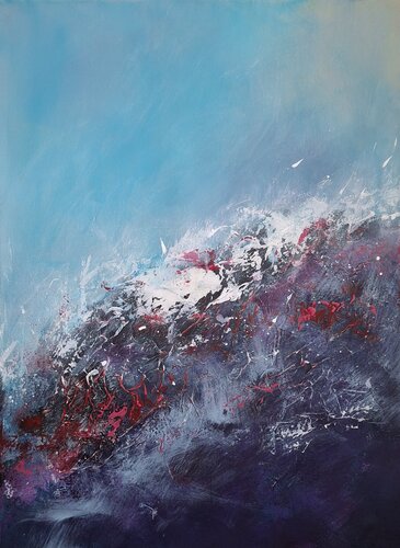 Elan des brisants by Françoise Schmidt, Painting for Sale on Select