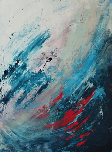 La vague by Françoise Schmidt, Painting for Sale on Select