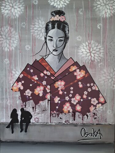 Osaka by Françoise Schmidt, Painting for Sale on Select