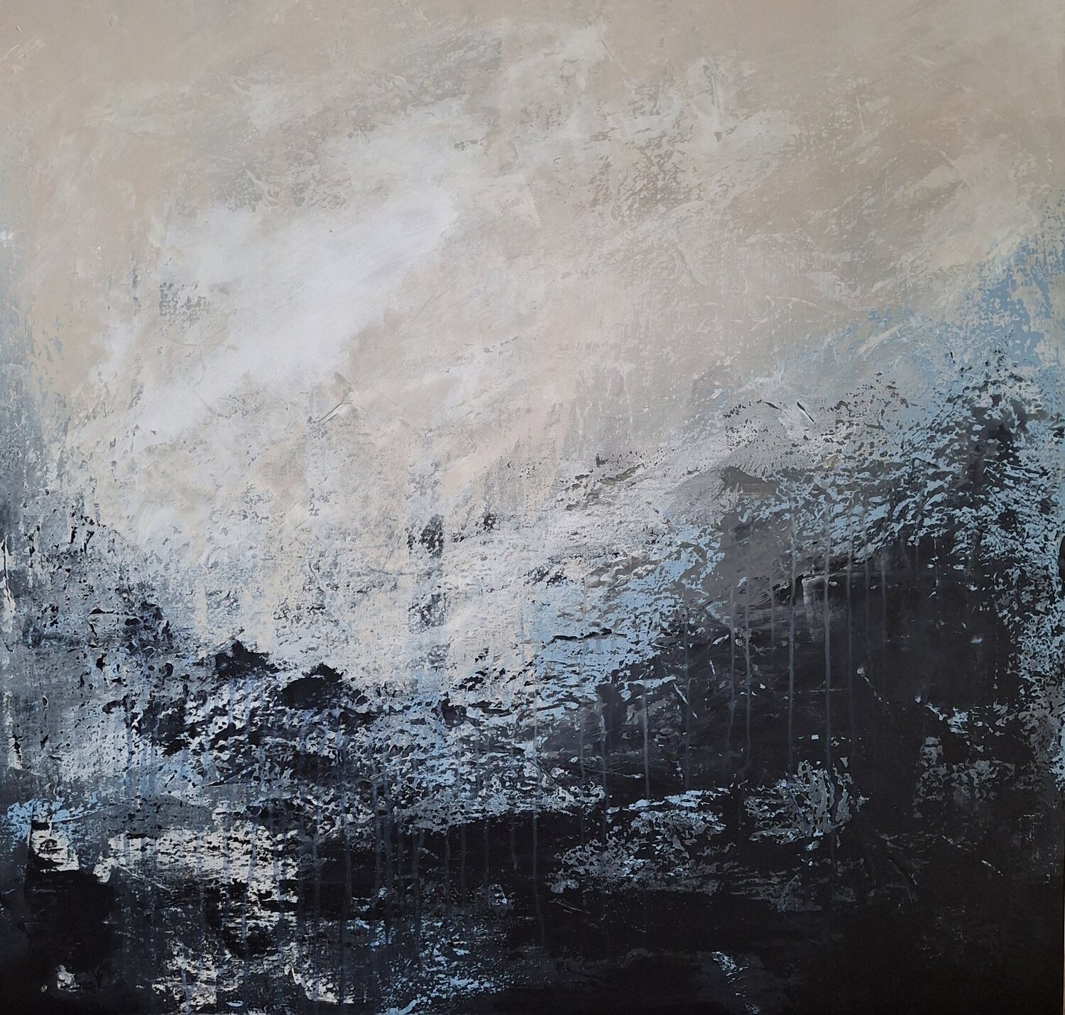 Echo des profondeurs Françoise Schmidt Original painting for sale