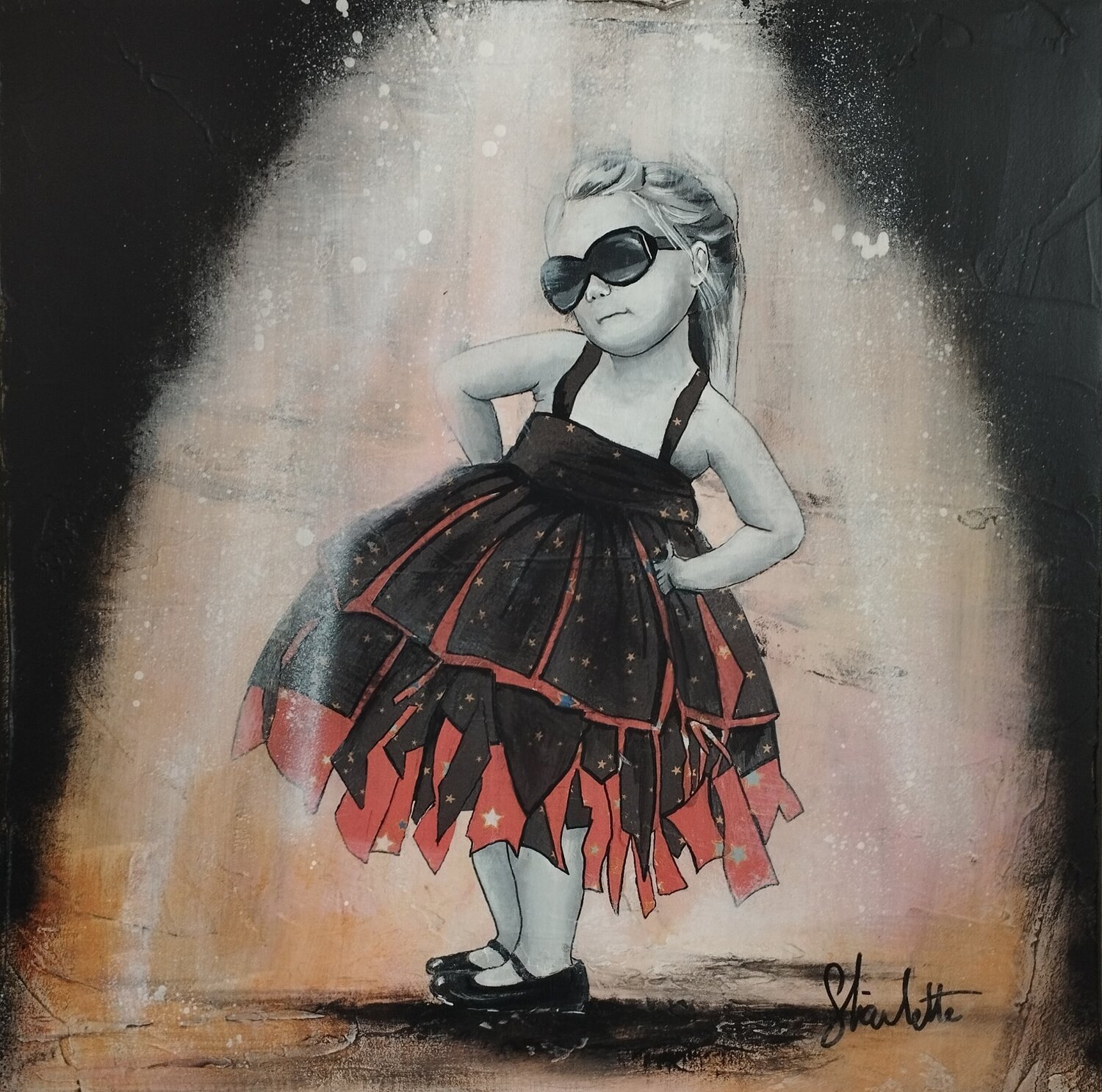 Starlette Françoise Schmidt Original painting for sale