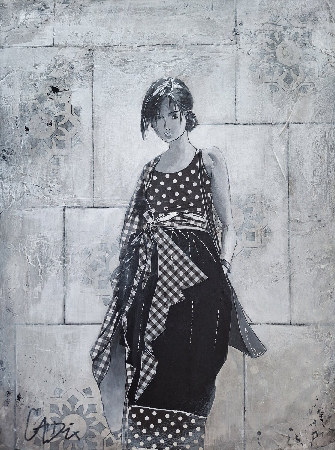 Cadix Françoise Schmidt Original painting for sale