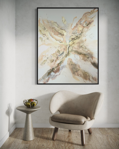 Golden Bloom by SUSANNE FELGENAUER, Painting for Sale on Select
